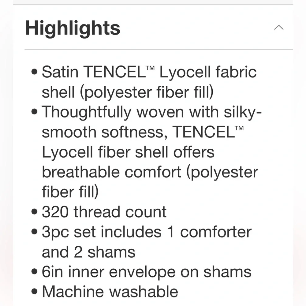 THRESHOLD NWT tencel comforter & sham set -copper -full/queen